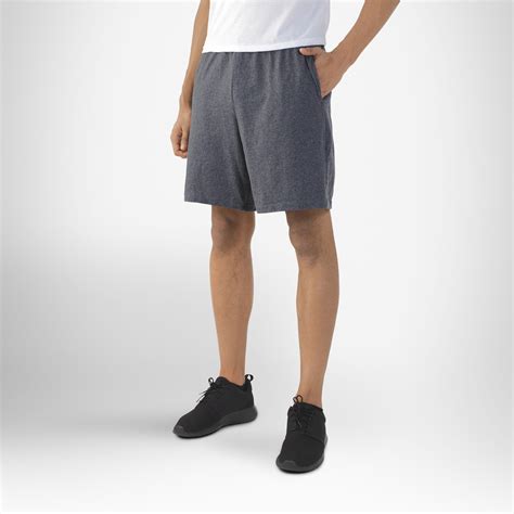 Mens Basic Cotton Pocket Shorts Russell Us Russell Athletic