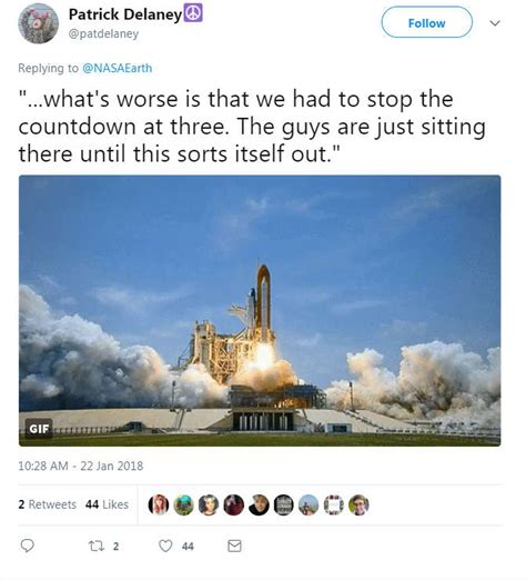 the government shutdown has taken nasa with it and the internet isn t happy