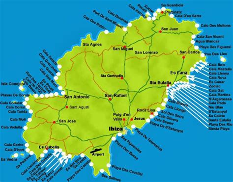 Map Of Ibiza