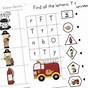 Firefighter Worksheet For Kindergarten