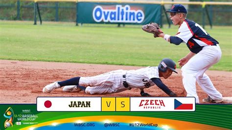 Highlights 🇨🇿 Czechia Vs Japan 🇯🇵 Wbsc U 12 Baseball World Cup Youtube