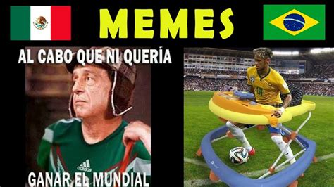 Brasil vs ecuador, se enfrentan este domingo 27 de junio por la jornada 05 de la copa america en el estadio olímpico pedro ludovico teixeira a las 16:00pm hora de colombia. Los Mejores Memes de México vs Brasil - YouTube