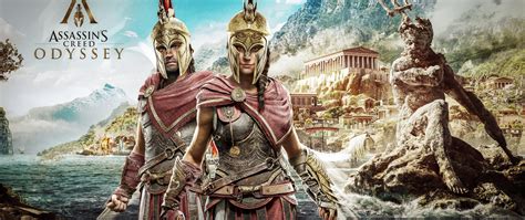 2560x1080 Alexios And Kassandra Assassins Creed Odyssey 8k 2560x1080
