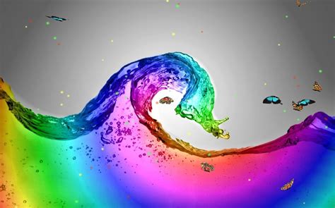 Rainbow Splash Wallpapers Top Free Rainbow Splash Backgrounds