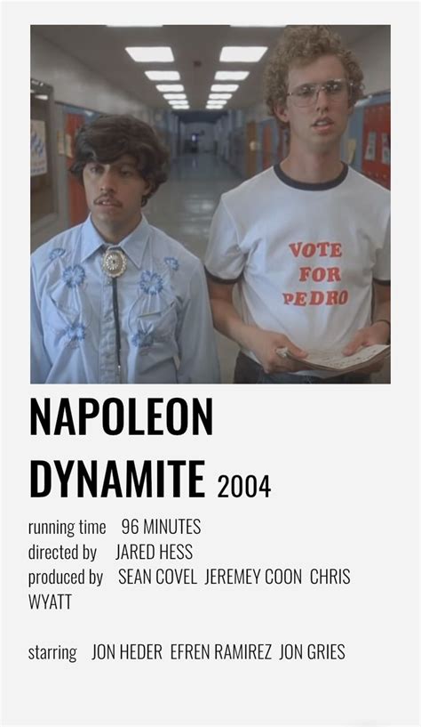 Alternative Movie Poster Napoleon Dynamite Iconic Movie Posters Film