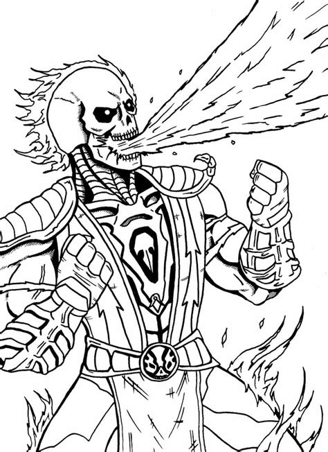 Desenhos De Mortal Kombat Para Colorir 100 Desenhos Para Imprimir