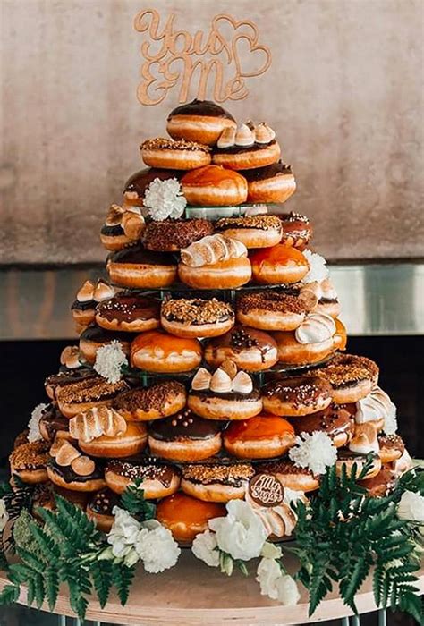 Top Wedding Decor Trends For Brides Wedding Donuts Donut Wedding Cake Wedding Desserts