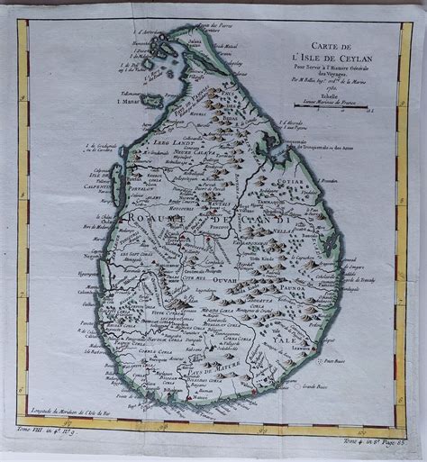 Carte De Lisle De Ceylan Simon Hunter Antique Maps