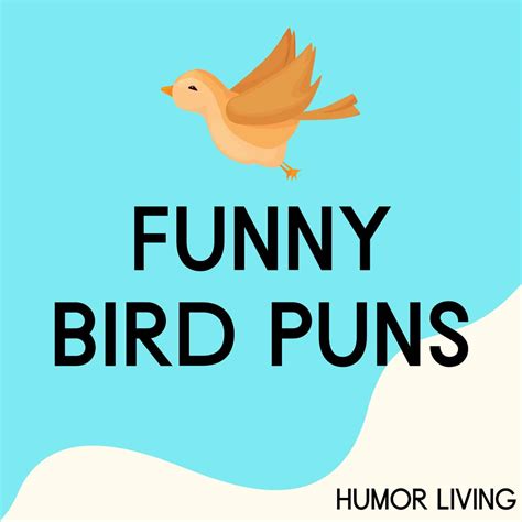 130 Funny Bird Puns Thatll Leave You Flying With Laughter Humor Living