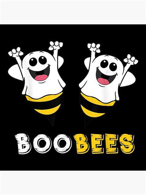Boo Bees Couples Halloween Costume Funny Bees Poster For Sale By