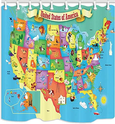 30 United States Map Cartoon Maps Online For You