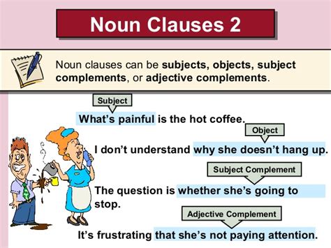 A clause is a group of words that has subject and predicate. Presentation 8 noun clauses & embedded questions