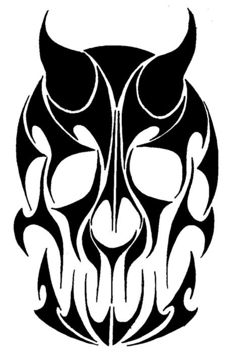 23 Best Tribal Skull Tattoos Designs Images On Pinterest Skull Tattoo