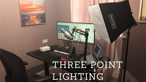 How To Improve Video Quality With Three Point Lighting Youtube
