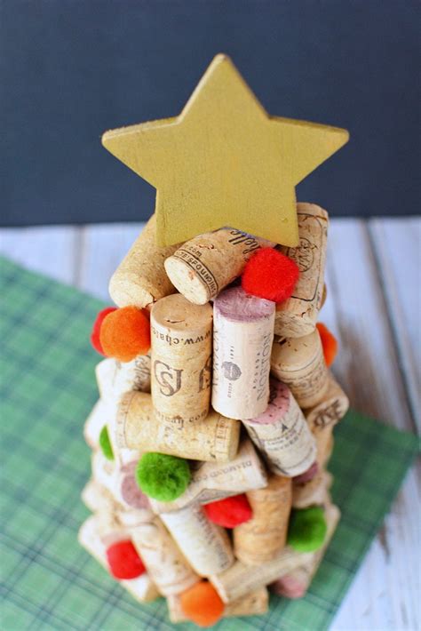 Diy Wine Cork Christmas Trees Craft A Magical Mess