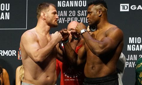 Now miocic shoots but ngannou sprawls. UFC 260: Stipe Miocic vs. Francis Ngannou rematch to headline