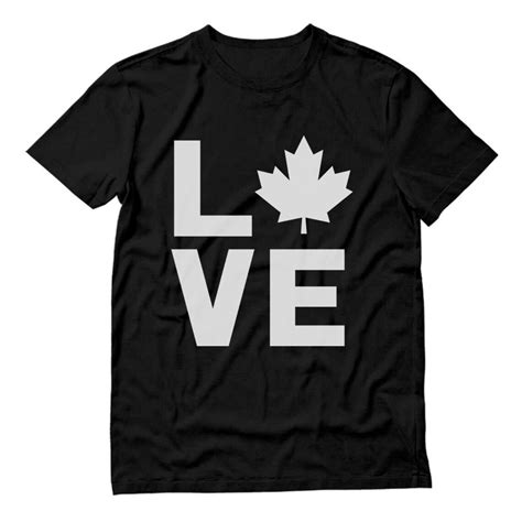 Canadian Maple Leaf Love Canada Day T Shirt Etsy