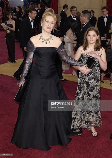 Meryl Streep And Daughter During The 75th Annual Academy Awards News Photo Getty Images