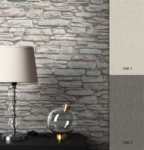 Die perfekte steinoptik tapete 32 realistische oko designs ziegel tapete wandtapete wohnzimmer tapeten ideen. Newroom Vliestapete, Steintapete, Tapete, Grau, Steinoptik ...