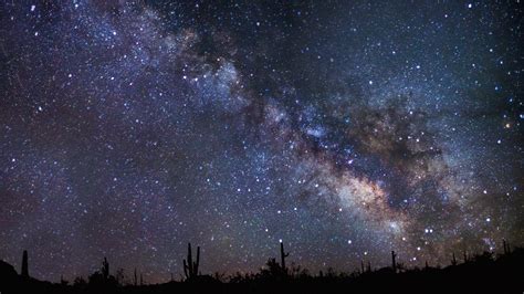 The Milky Way Over The Arizona Desert Pics