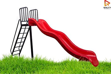 Red Fibreglass Frp Wave Playground Slides For Garden At Rs 21000 In