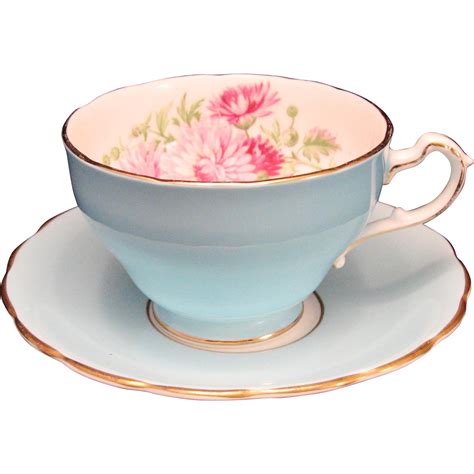 Foley Bone China Floral Teacup Saucer England From Fauxjewels On Ruby Lane