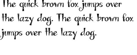 What once was a lazy dog became a brown fox and what was one a brown fox became a white dog that was lazy. Janda Apple Cobbler Regular - Fonts.com