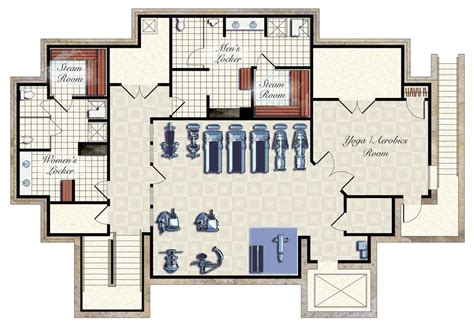 Fitness Facility Floor Plan Floorplansclick