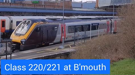 A Class 220 221 Voyager Arrives Into Bournemouth 05 03 2021 Youtube