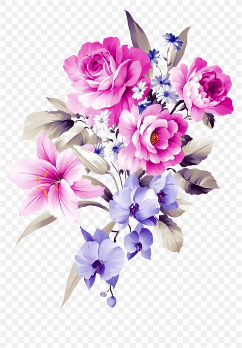 Flower Bouquet Purple Clip Art Png 1024x1470px Flower Color Cut