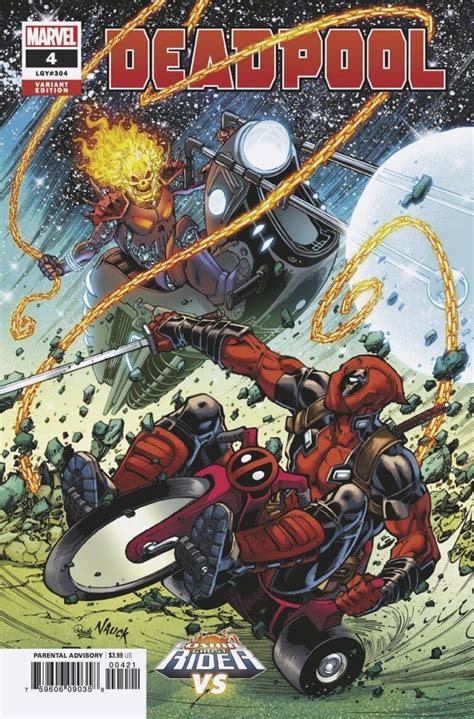 Who will win in a fight between deadpool and ghost rider? Deadpool Vol 7 #4 b | Punisher Comics