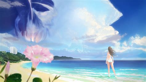 Anime Summer Scenery Wallpapers Top Free Anime Summer Scenery Backgrounds Wallpaperaccess