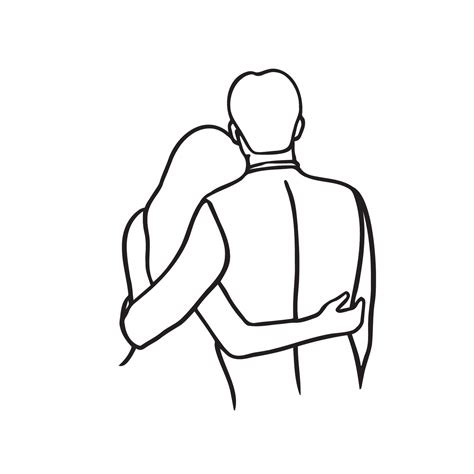 Share 76 Couple Hug Sketch Latest Ineteachers