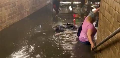 Tropical Storm Elsa Caused Horrifying Flooding In New York Citys Subways That Went Viral On