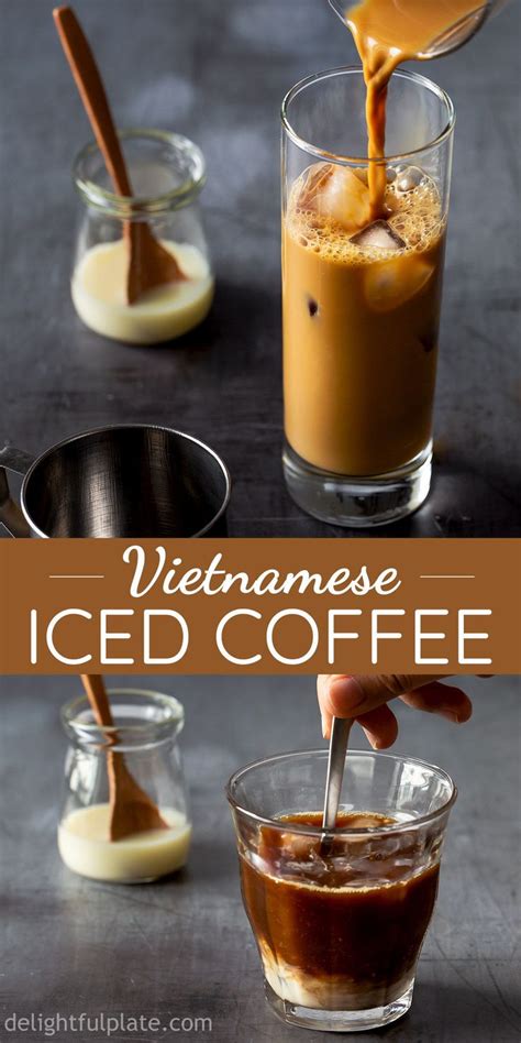 Vietnamese Iced Coffee Cafe Sua Da Delightful Plate Recipe