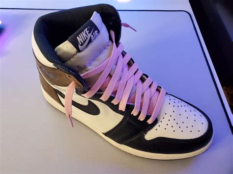 Pink Jordan 1 Replacement Shoelaces