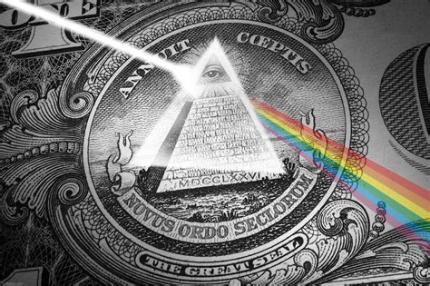 Dollar Bill Pyramid Rainbow Photos Portfolio