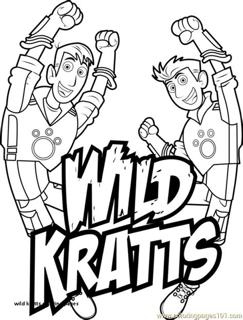 Creature Power Wild Kratts Coloring Pages Tobanga Colors
