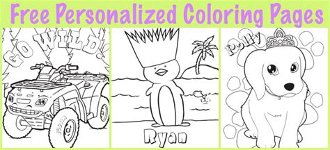Simple, difficult, and without numbers. FREE Personalized Printable Coloring Pages for Kids ...