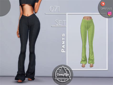 Set 071 Pants By Camuflaje At Tsr Sims 4 Updates