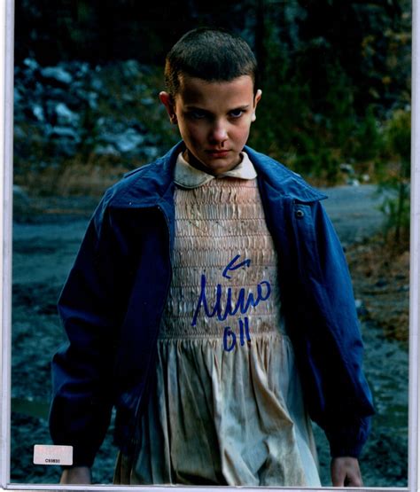 Millie Bobby Brown 011 Stranger Things Autograph All Movies Movie