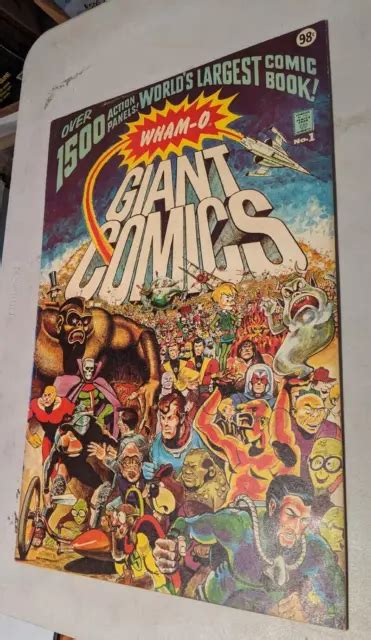 Worlds Largest Comic Book Wham O Giant Comics 1967 Art By Bt Vinson