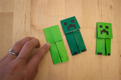 How To Fold A Simple Minecraft Creeper Minecraft Images And Photos Finder