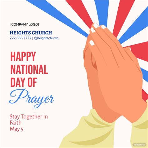 Free National Day Of Prayer Vector Image Download In Illustrator