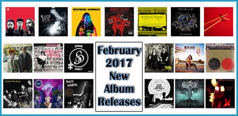 February 2017 Album Releases Modern Rock Review
