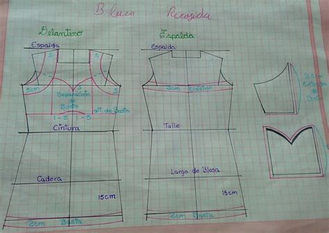 Diseño De Modas Primer Módulo Patronaje De Blusa Escote Corazón Con