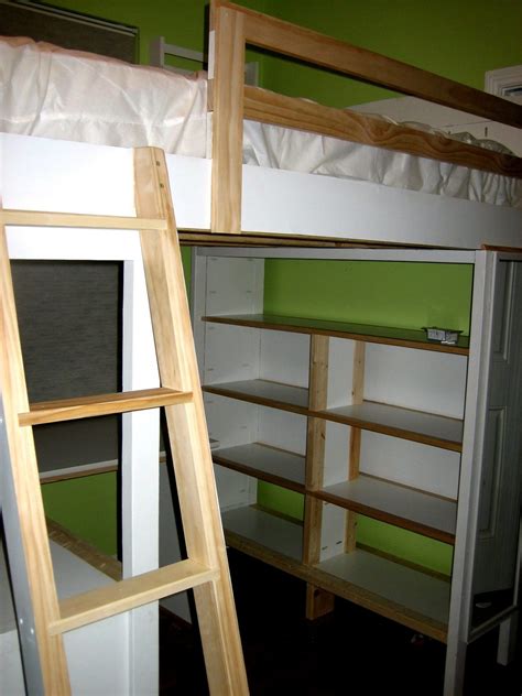 Build your own loft bed plans with stairs all from 2x4 and 2x6 lumber! Chelsea Loft Bed | Ana White
