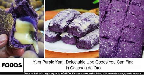Yum Purple Yam Delectable Ube Goods You Can Find In Cdo