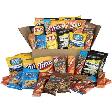 Frito Lay Sweet Salty Snacks Variety Box Mix Of Cookies Crackers Chips Nuts 50 Sweet Salty