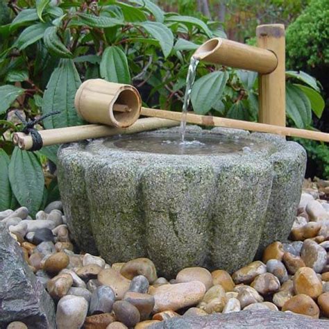 Bamboo Water Spout Upright Build A Japanese Garden Uk